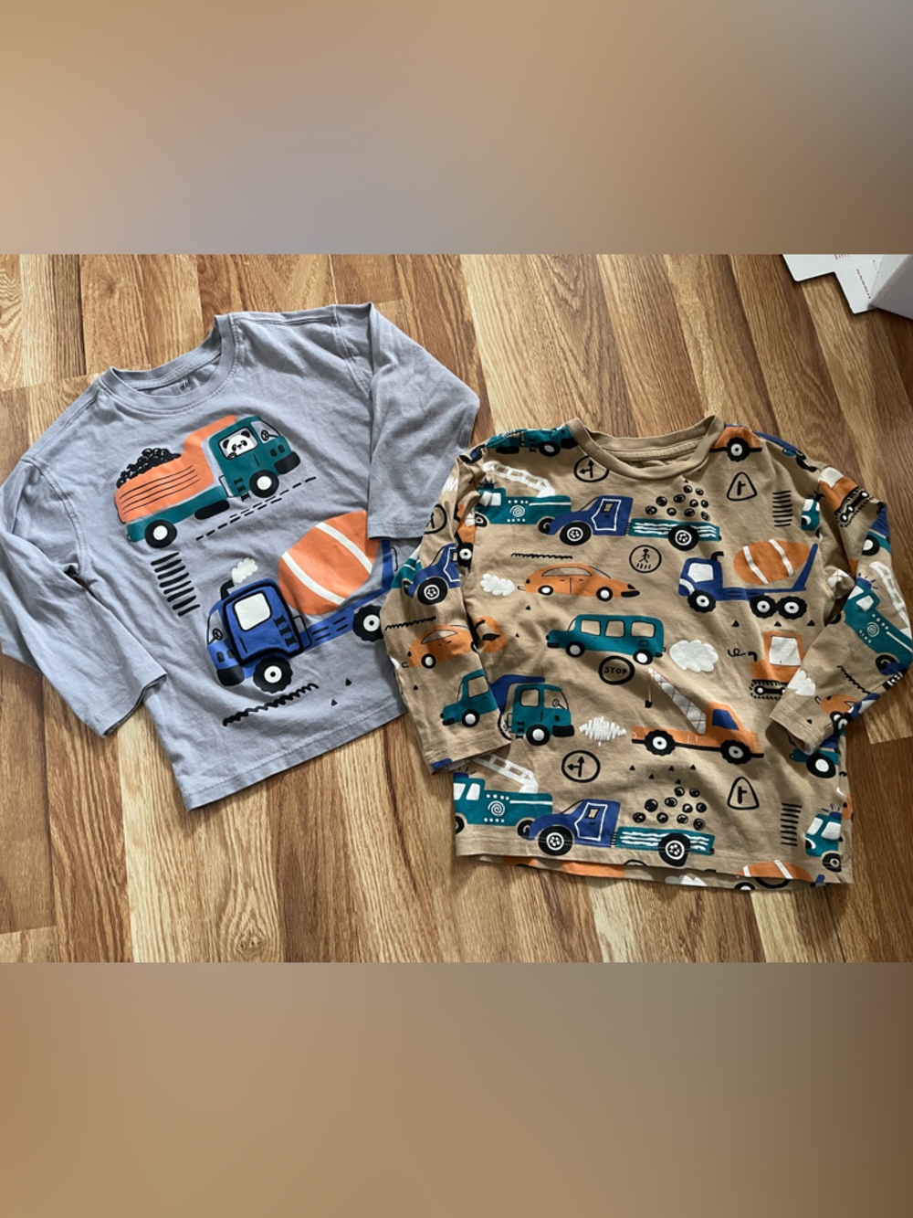 H&M Long Sleeve Tees with Vehicle Prints